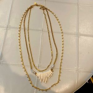Zuni Gold Layering Necklace